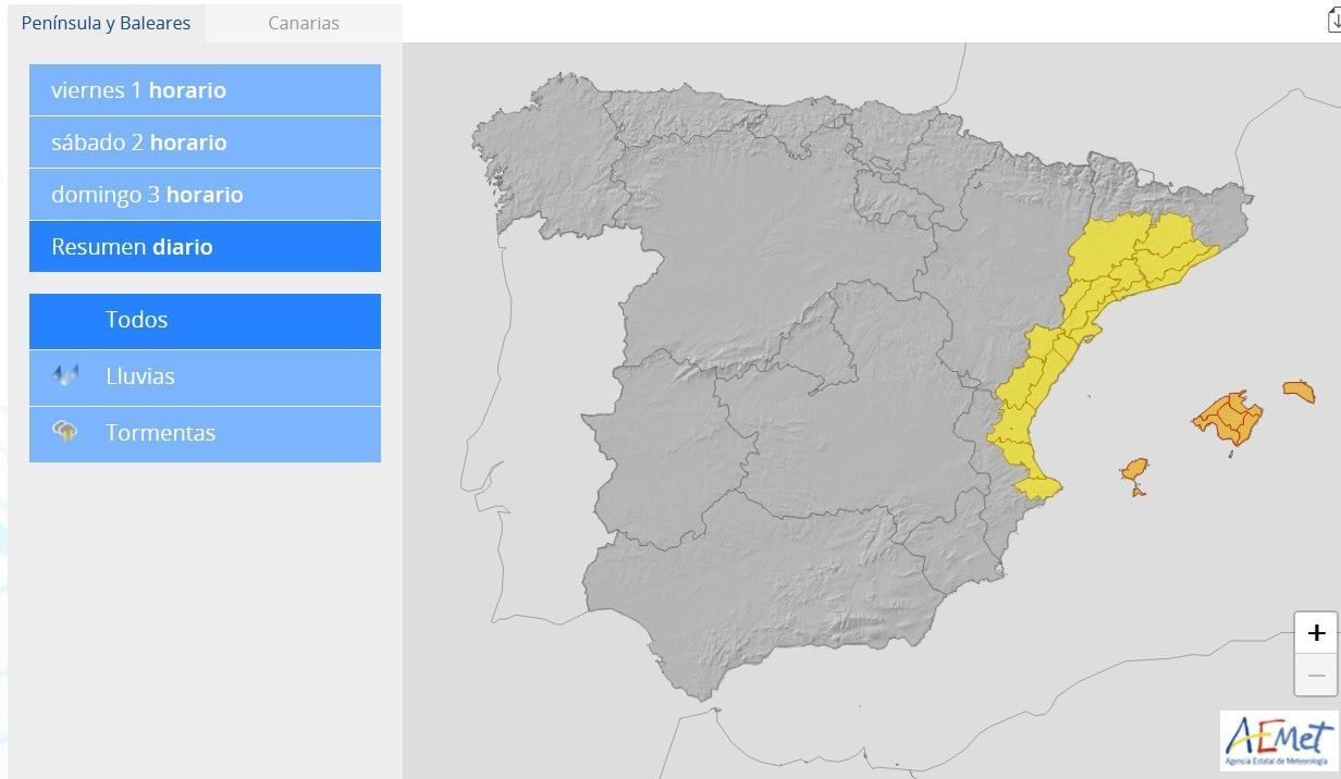 La DANA va perdiendo fuerza pero seguirá dejando precipitaciones hasta la próxima semana